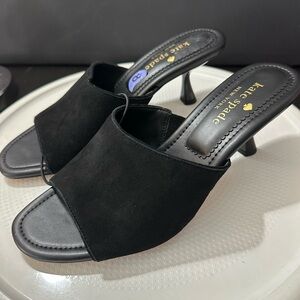 🆕Kate Spade MARIGOLD Suede Mule Heels
